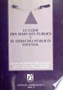 Libro Le Code des marchés publics y el derecho público español