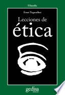 Libro Lecciones de ética