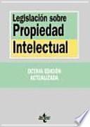 Libro Legislación sobre propiedad intelectual