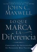 Libro Lo que marca la diferencia