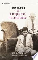 Libro Lo que no me contaste