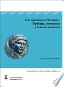 Libro Los oráculos de Heródoto. Tipología, estructura y función narrativa