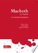 Libro Macbeth en España