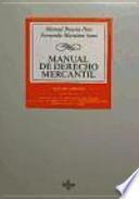 Libro Manual de derecho mercantil