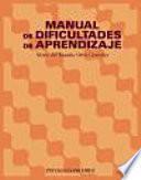 Libro Manual de dificultades de aprendizaje