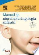 Libro Manual de otorrinolaringología infantil
