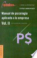 Libro Manual de Psicología Aplicada a la Empresa, II