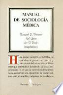 Libro Manual de Sociología Médica