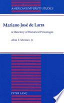 Libro Mariano José de Larra
