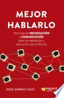 Libro Mejor hablarlo