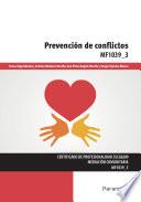 Libro MF1039_3 - Prevención de conflictos
