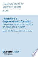 Libro ¿Migración o desplazamiento forzado?. Las causas de los movimientos de población a debate