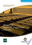 Libro Modelos de inspección y supervisión educativa