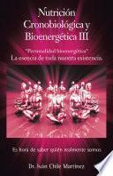 Libro Nutrición Cronobiológica Y Bioenergética Iii (Edición Blanco Y Negro)