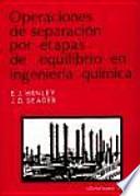 Libro Operaciones de separación por etapas de equilibrio en ingeniería química