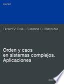 Libro Orden y caos en sistemas complejos. Aplicaciones