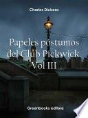 Libro Papeles póstumos del Club Pickwick. Vol III