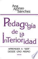 Libro Pedagogía de la interioridad