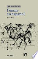 Libro Pensar en español