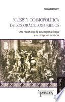 Libro Poíesis y cosmopolítica de los oráculos griegos