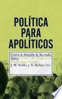 Libro Política para apolíticos