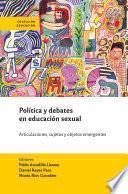 Libro Políticas y debates en educación sexual