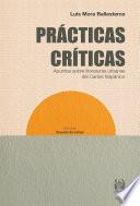 Libro Prácticas críticas. Apuntes sobre literaturas urbanas del Caribe hispánico