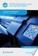 Libro Preparación y ajuste de la impresión digital. ARGI0209