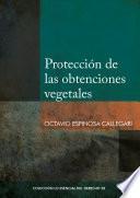 Libro Protección de las obtenciones vegetales