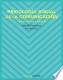 Libro Psicología social de la comunicación
