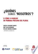 Libro ¿Quiénes somos nosotros? O cómo (no) hablar en primera persona del plural