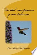 Libro Recital con pasion y con ternura