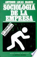 Libro Sociología de la empresa