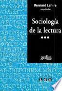 Libro Sociología de la lectura