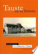 Libro Tauste en su Historia. Actas IX Jornadas sobre la Historia de Tauste.