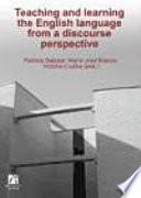 Libro Teaching and Learning the English Language from a Discourse Perspective