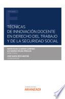 Libro Técnicas de innovación docente en Derecho del Trabajo y de la Seguridad Social