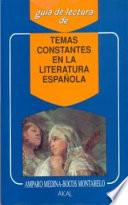Libro Temas constantes en la literatura española