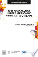 Libro Test democrático interamericano frente al COVID-19