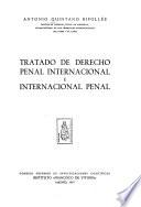 Tratado de derecho penal internacional e internacional penal