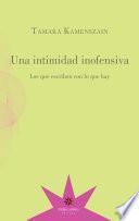 Libro Una intimidad inofensiva